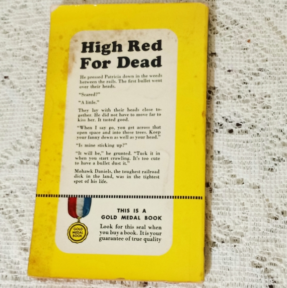 1951 Paperback Pulp Fiction Murder Mystery Book William Rohde High Red for Dead - Picture 4 of 4